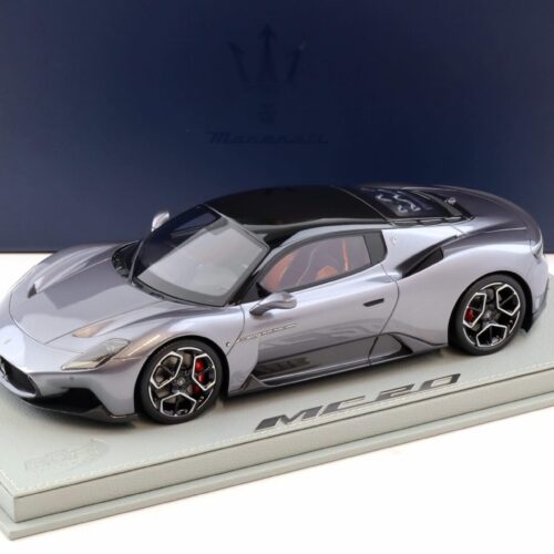 1:18 BBR Maserati MC20 Coupe 2020 Grigio Misterio DEALER VERSION