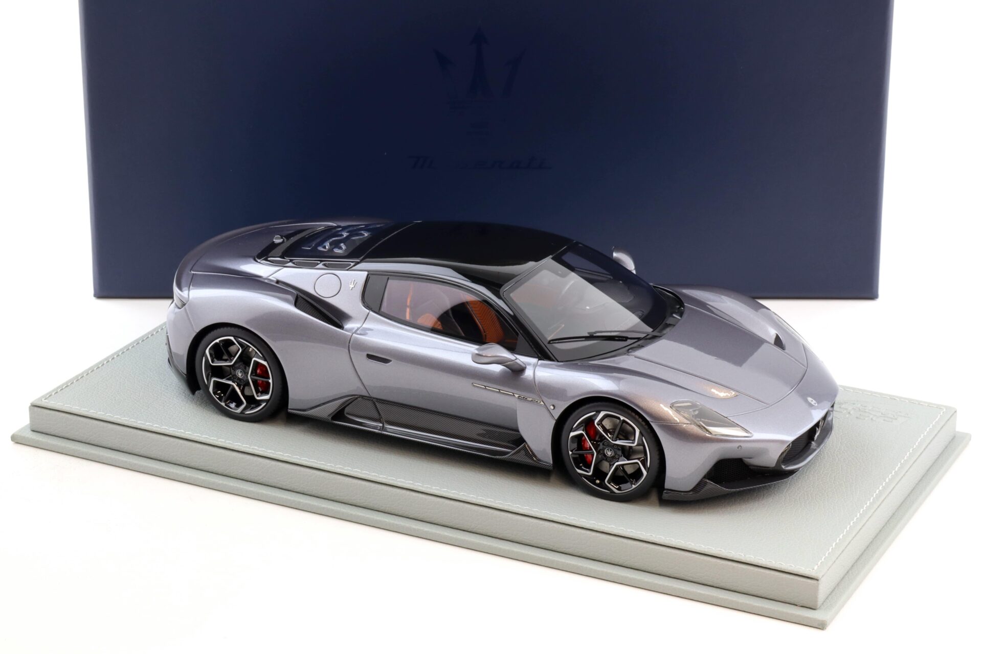 1:18 BBR Maserati MC20 Coupe 2020 Grigio Misterio DEALER VERSION