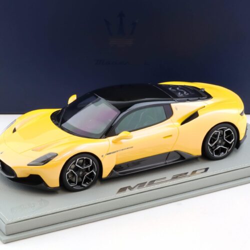 1:18 BBR Maserati MC20 Coupe 2020 Giallo Genio DEALER VERSION