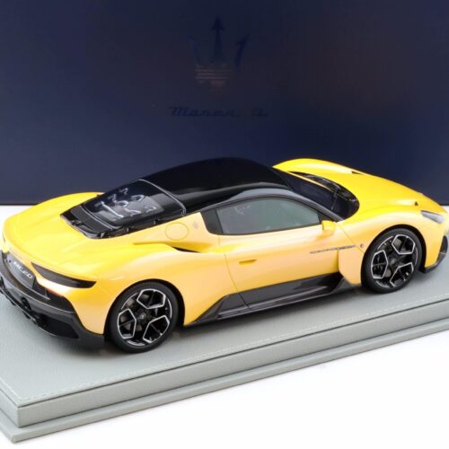 1:18 BBR Maserati MC20 Coupe 2020 Giallo Genio DEALER VERSION