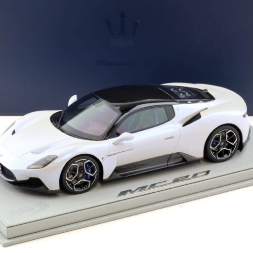 1:18 BBR Maserati MC20 Coupe 2020 Bianco Audace DEALER VERSION