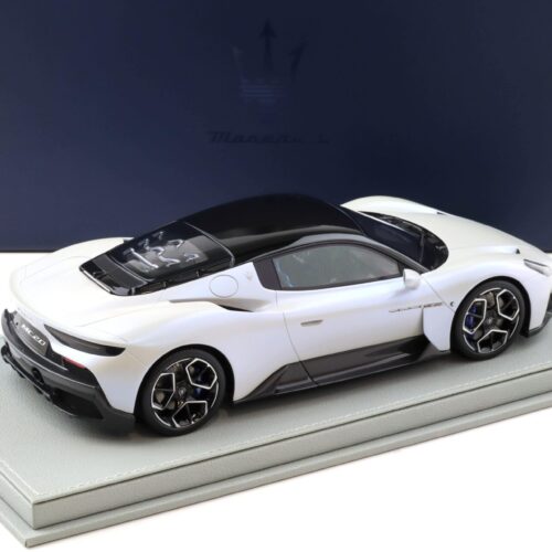 1:18 BBR Maserati MC20 Coupe 2020 Bianco Audace DEALER VERSION