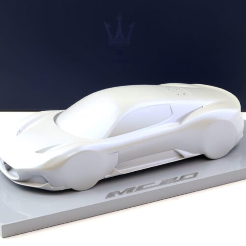 1:18 BBR Silhouette Maserati MC20 Coupe 2020 Bianco Audace DEALER VERSION
