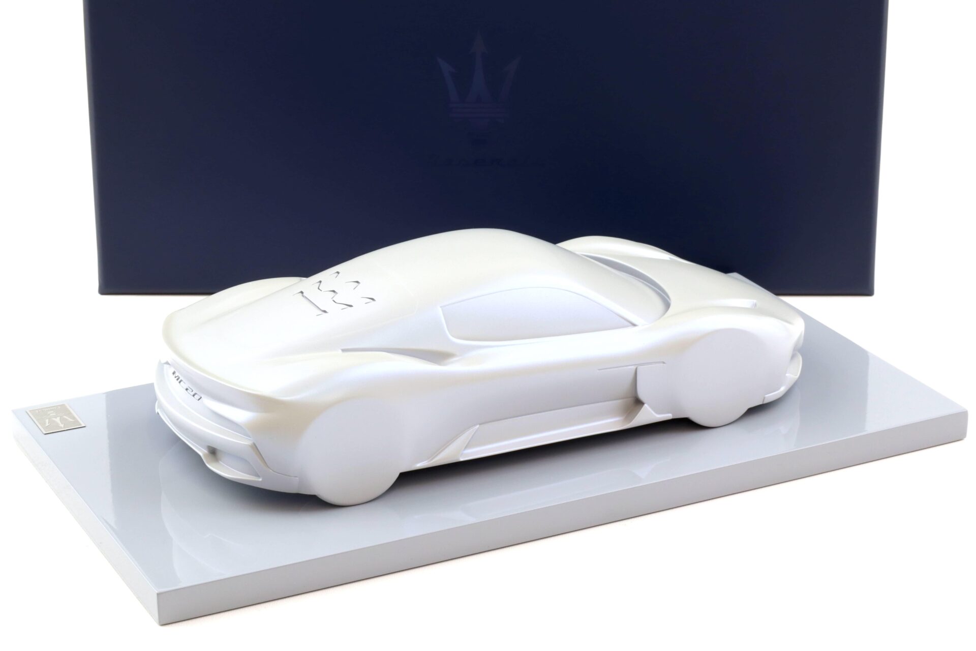 1:18 BBR Silhouette Maserati MC20 Coupe 2020 Bianco Audace DEALER VERSION