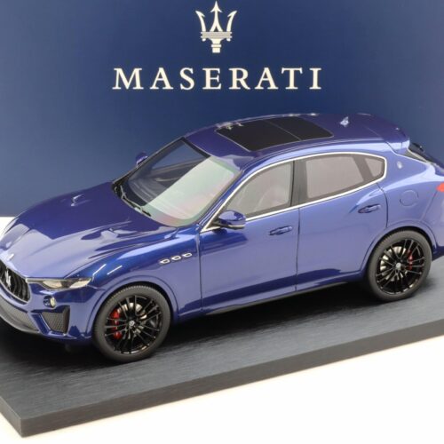 1:18 Top Speed Maserati Levante V8 Trofeo Blu Emozione DEALER VERSION
