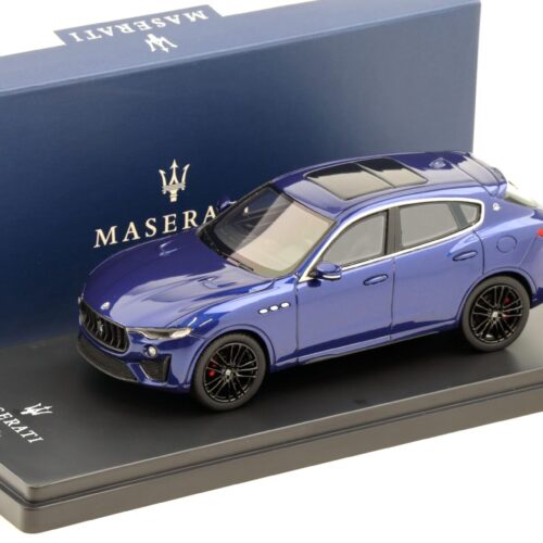 1:43 TSM Model Maserati Levante V8 Trofeo Blu Emozione DEALER VERSION