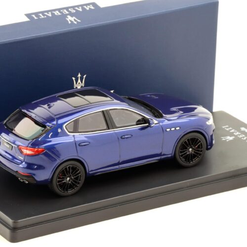 1:43 TSM Model Maserati Levante V8 Trofeo Blu Emozione DEALER VERSION