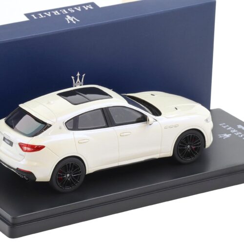 1:43 TSM Model Maserati Levante V8 Trofeo Bianco Birdcage DEALER VERSION
