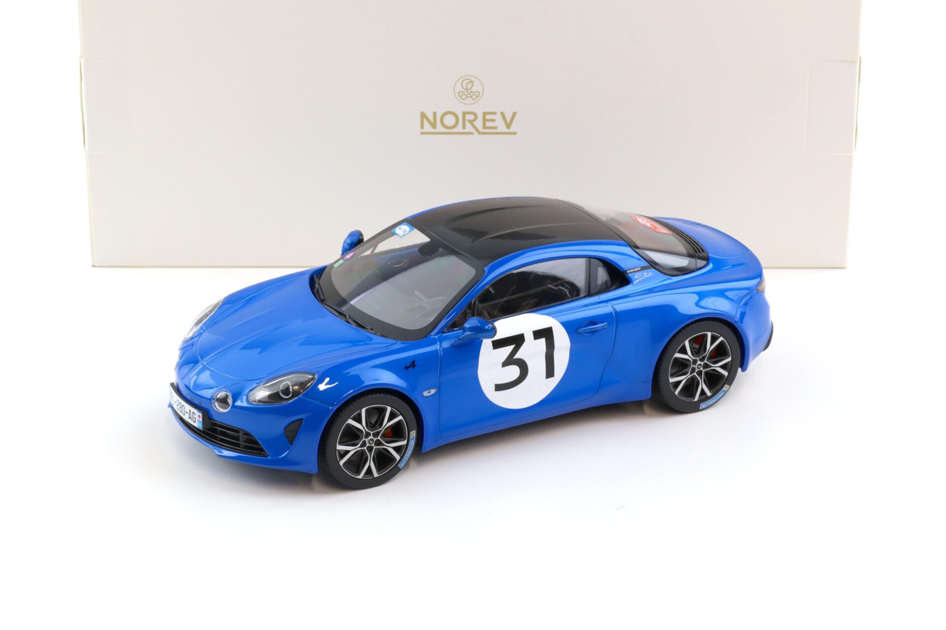 1:18 Norev Alpine A110 S Rally Monte Carlo 2021 Ocon #31 - Limited 110 pcs.