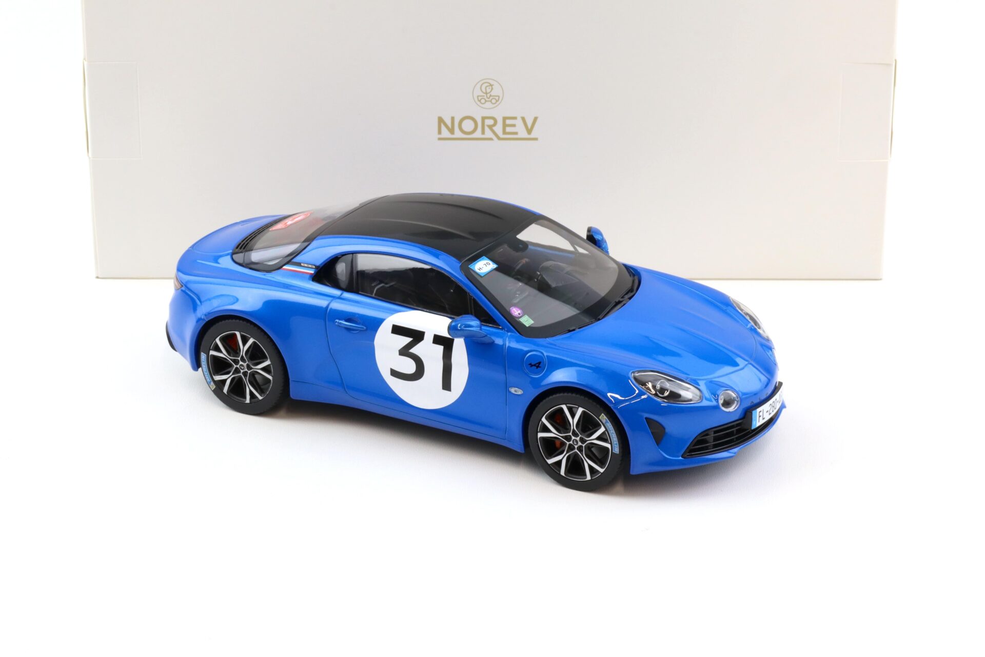1:18 Norev Alpine A110 S Rally Monte Carlo 2021 Ocon #31 - Limited 110 pcs.