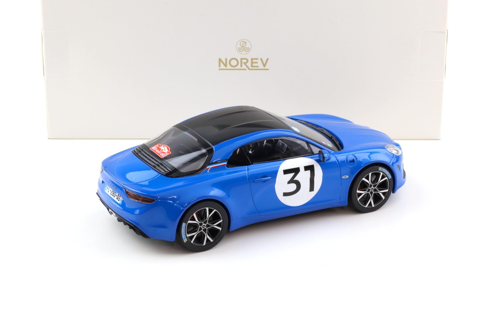 1:18 Norev Alpine A110 S Rally Monte Carlo 2021 Ocon #31 - Limited 110 pcs.