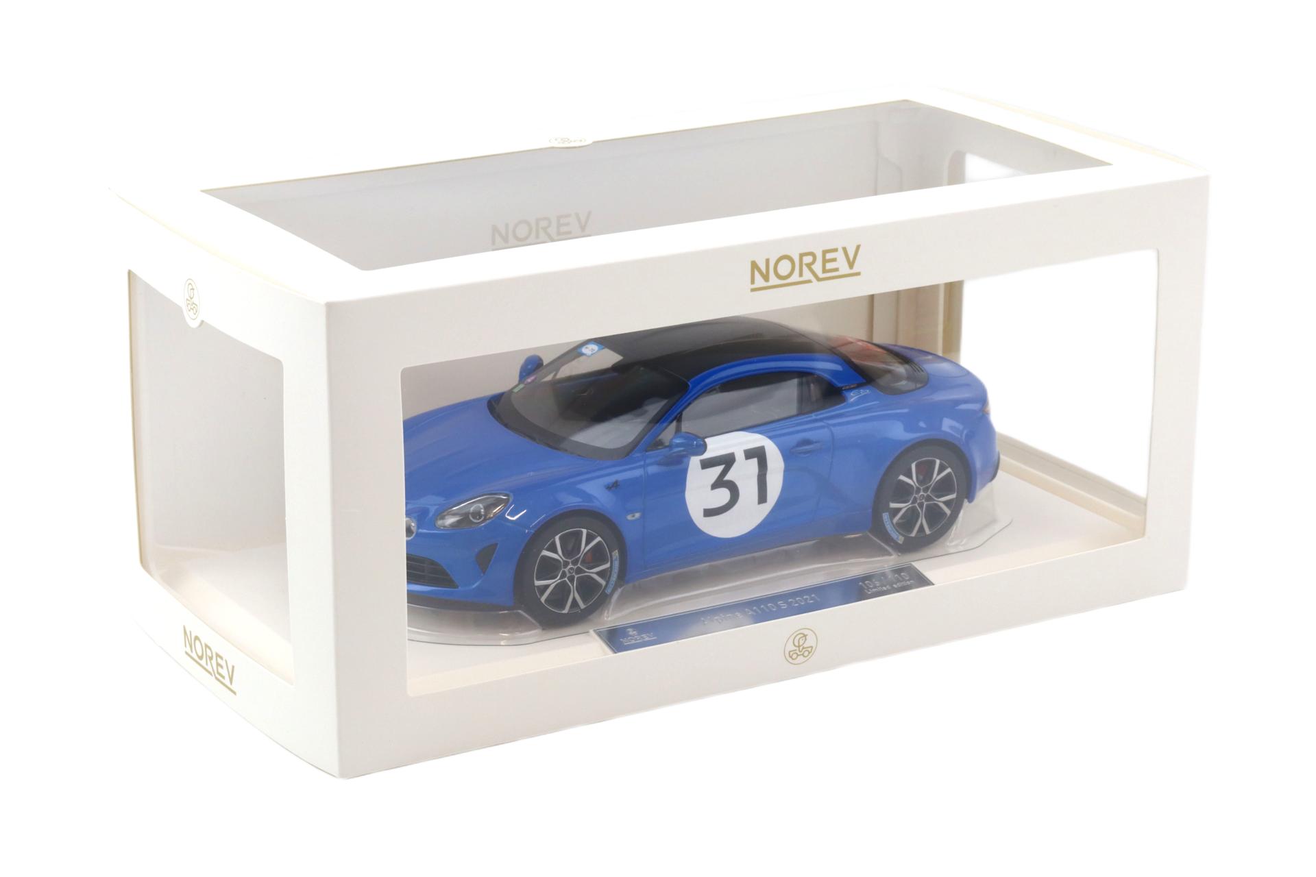 1:18 Norev Alpine A110 S Rally Monte Carlo 2021 Ocon #31 - Limited 110 pcs.