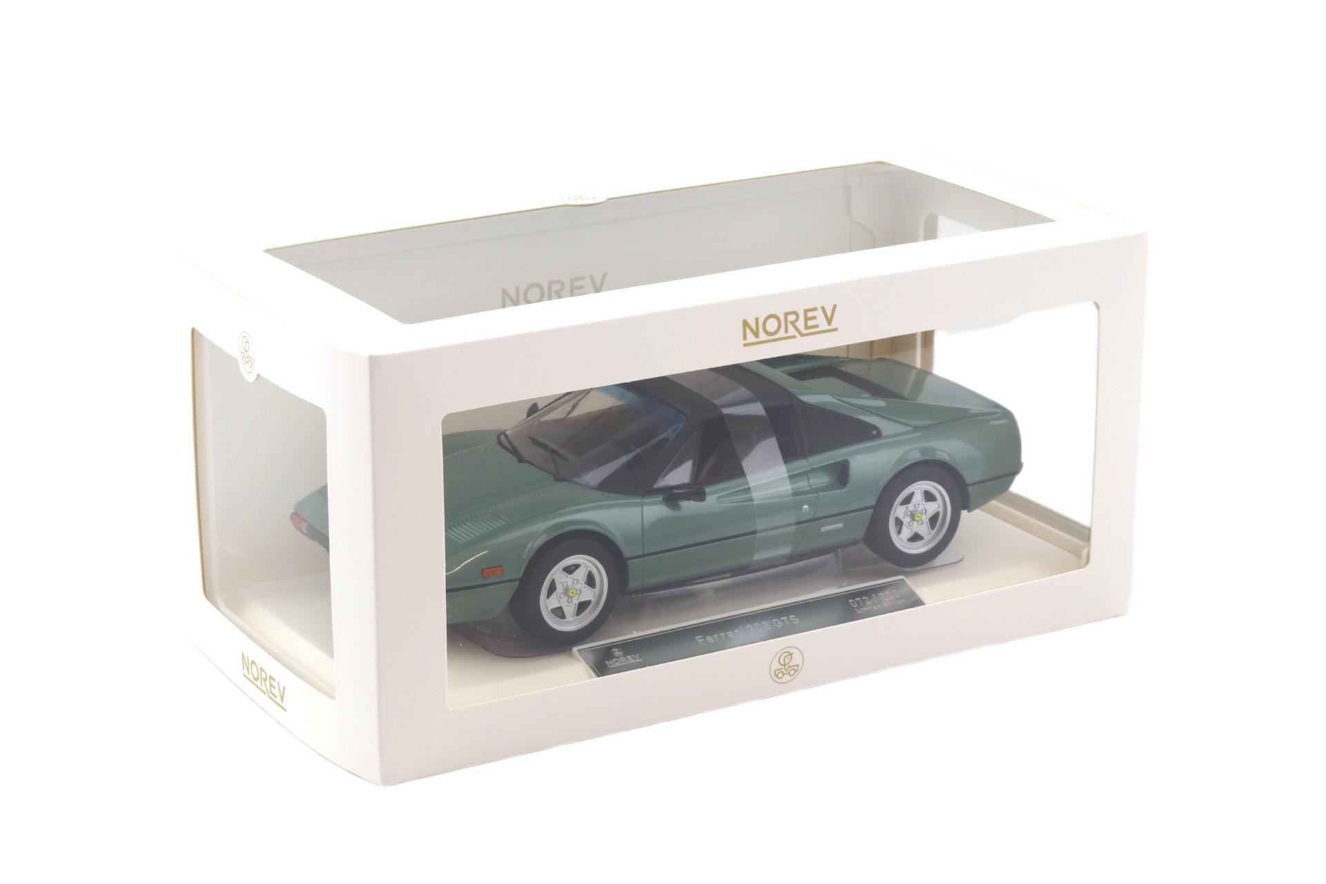 1:18 Norev Ferrari 308 GTS Quattrovalvole 1982 green metallic - Limited 200 pcs.