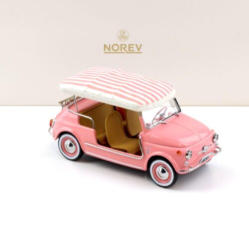 1:18 Norev Fiat 500 Jolly 1965 pink - Limited 200 pcs.