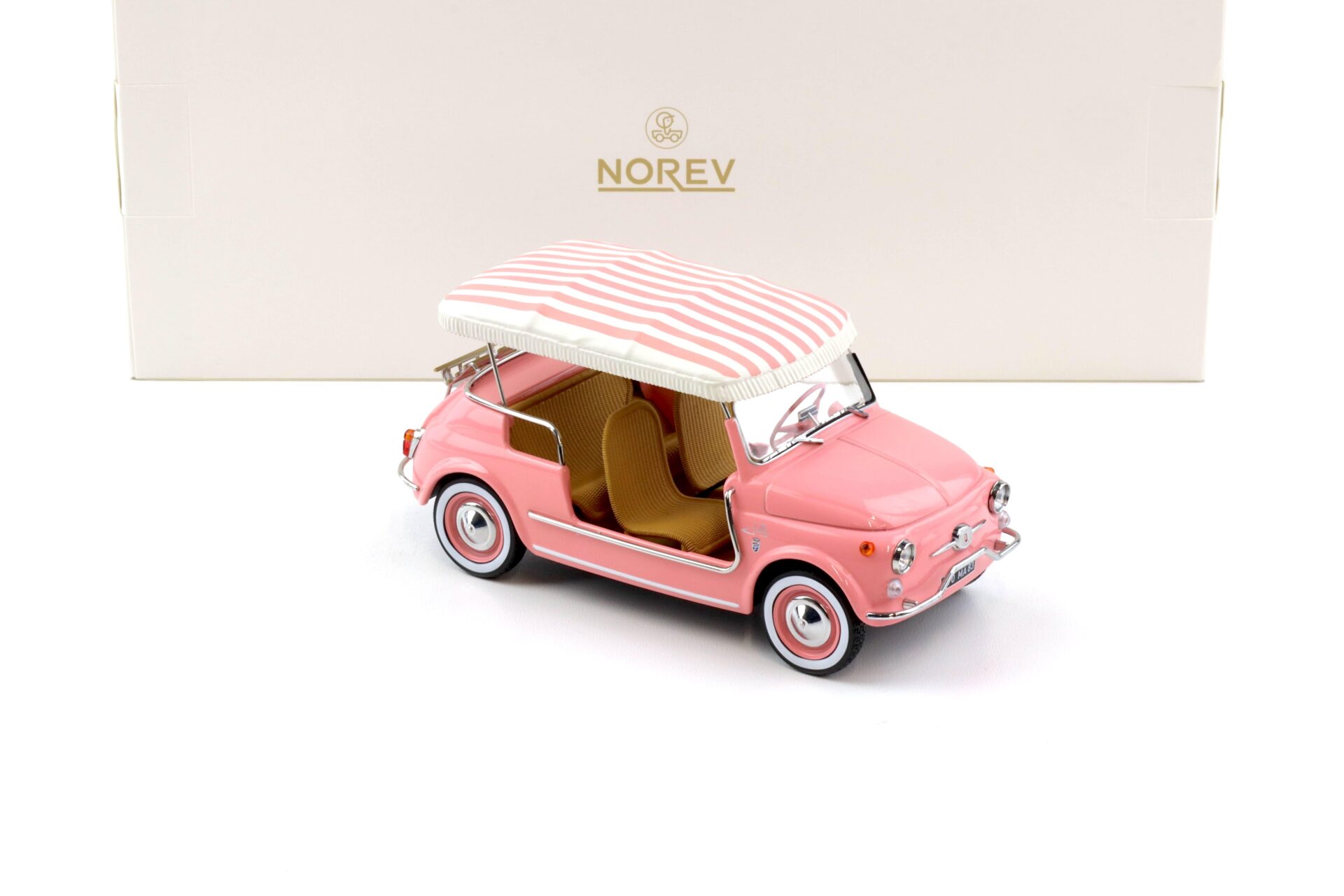 1:18 Norev Fiat 500 Jolly 1965 pink - Limited 200 pcs.