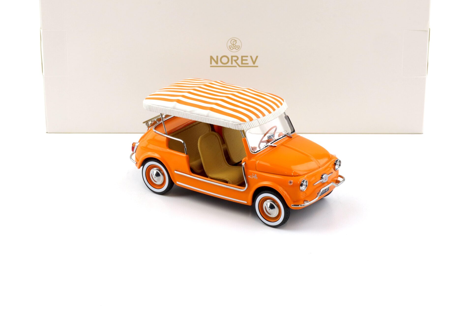 1:18 Norev Fiat 500 Jolly 1965 orange