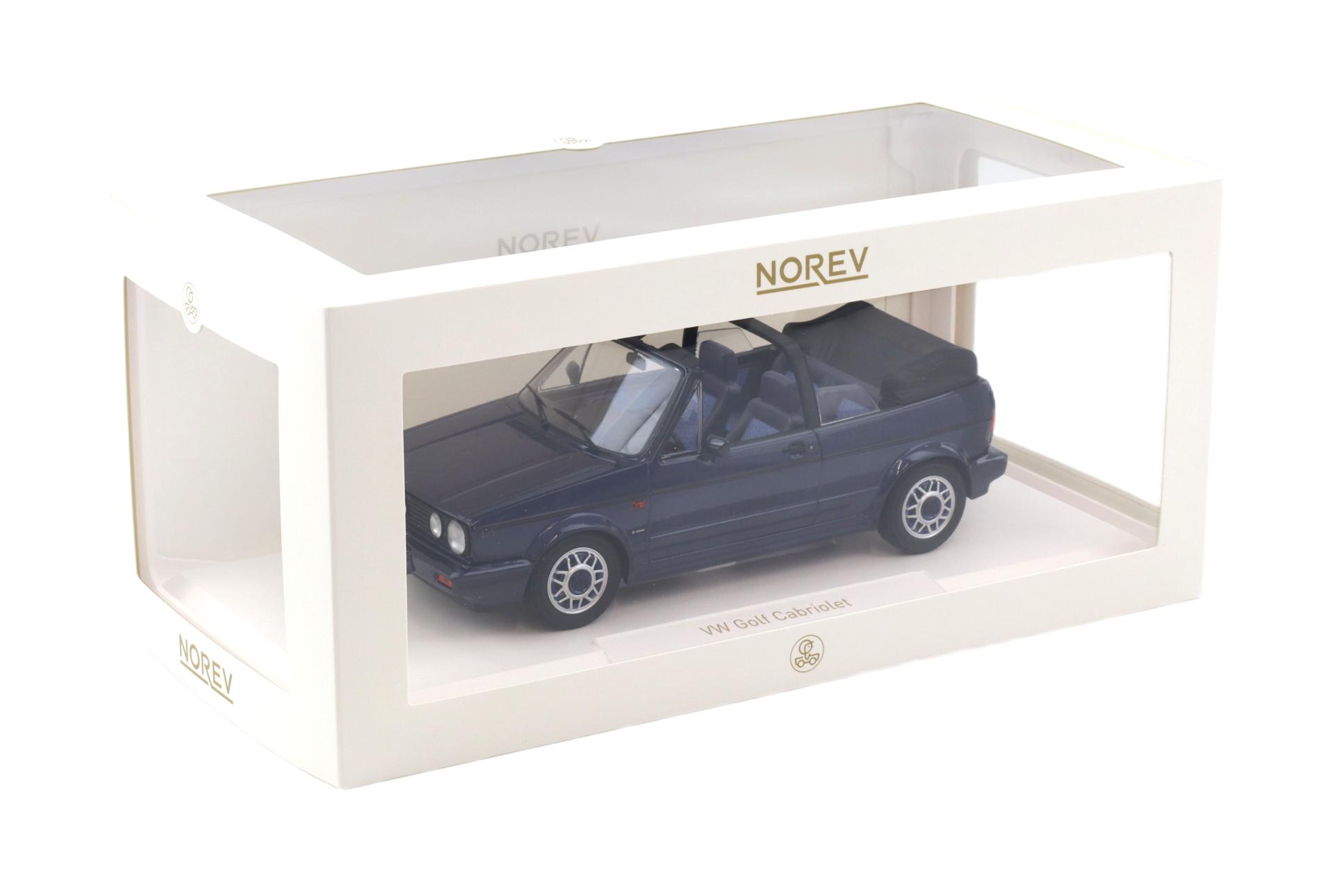 1:18 Norev VW Golf 1 Cabriolet Quartett 1991 Inca blue metallic