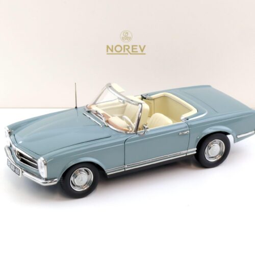 1:18 Norev Mercedes 230 SL Pagode W113 Horizon blue 1963 with Top