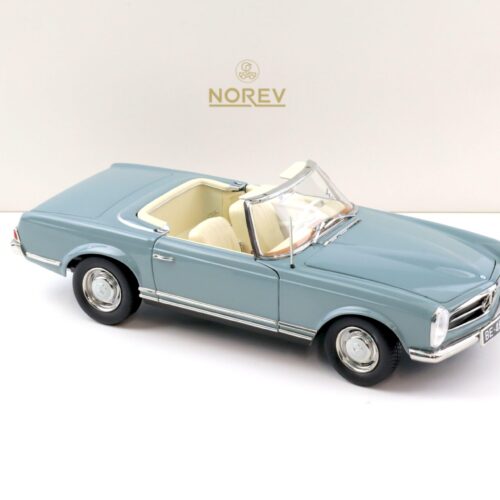 1:18 Norev Mercedes 230 SL Pagode W113 Horizon blue 1963 with Top