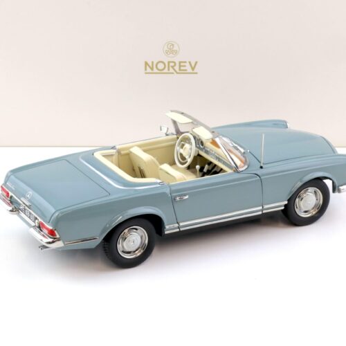 1:18 Norev Mercedes 230 SL Pagode W113 Horizon blue 1963 with Top