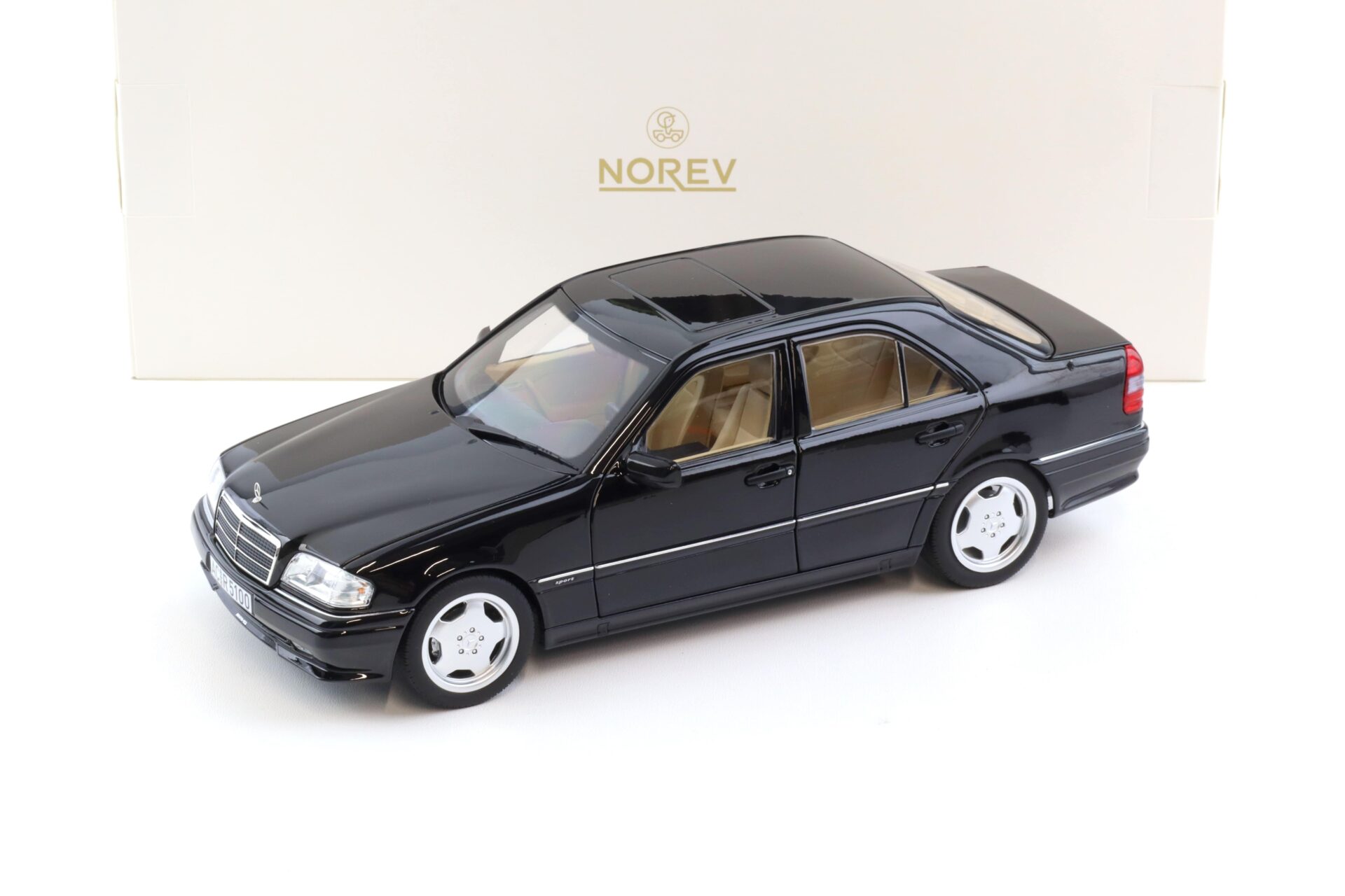 1:18 Norev Mercedes C36 AMG W202 Limousine 1993 black metallic