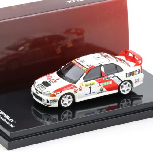 1:64 Motorhelix Mitsubishi Lancer Evolution IV GSR #1 Rally Monte Carlo