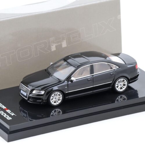 1:64 Motorhelix Audi S8 Limousine D3 Brilliant black 2008