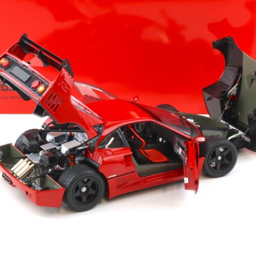 1:18 Kyosho Ferrari F40 Light Weight LM Wing red KS08416RLM
