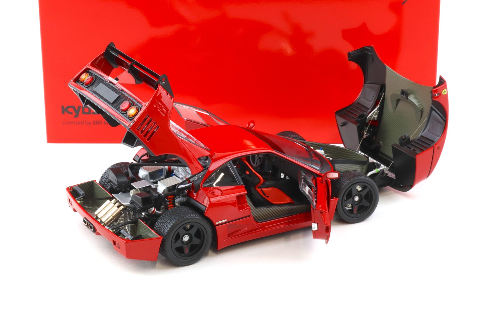 1:18 Kyosho Ferrari F40 Light Weight LM Wing red KS08416RLM