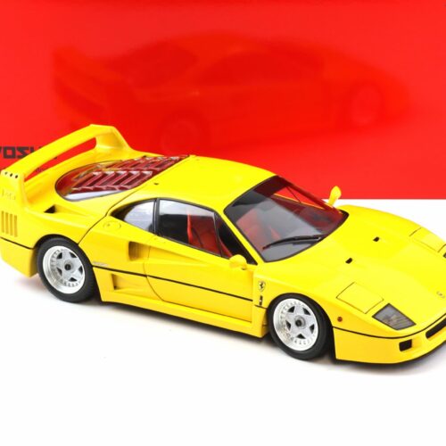 1:18 Kyosho Ferrari F40 Coupe 1987 yellow KS08416Y