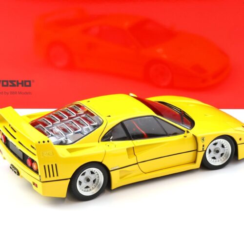 1:18 Kyosho Ferrari F40 Coupe 1987 yellow KS08416Y