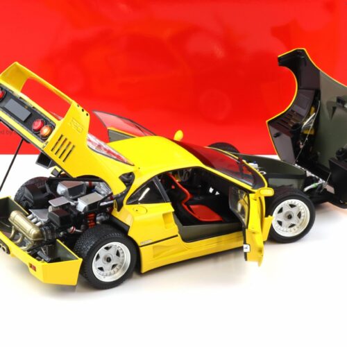 1:18 Kyosho Ferrari F40 Coupe 1987 yellow KS08416Y