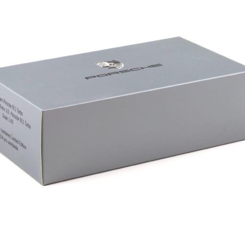 1:43 Minichamps 2-Car SET Porsche 911 Turbo 40 Years red and white DEALER VERSION