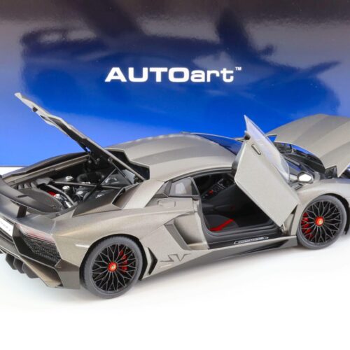 1:18 AUTOart Lamborghini Aventador LP750-4 SV Grigio Titans/ matt grey 74554