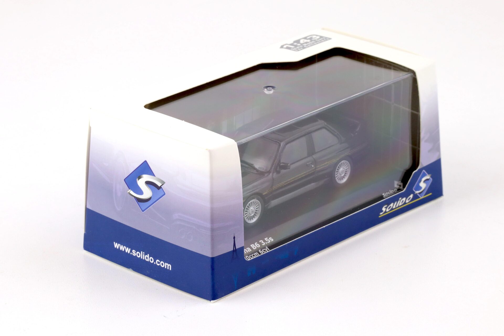 1:43 Solido BMW M3 E30 Alpina B6 3.5S Coupe black 1989
