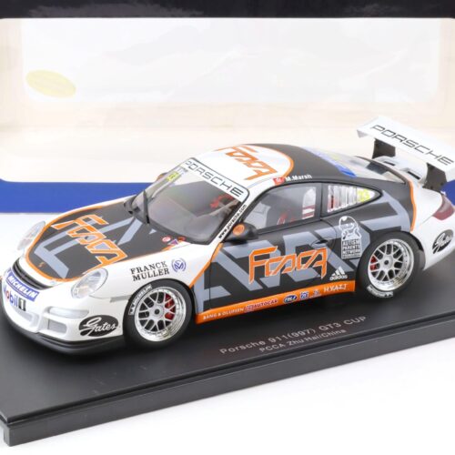 1:18 AUTOart Porsche 911 (997) GT3 CUP PCCA Zhuhai/China 2006 Matthew Marsh #33