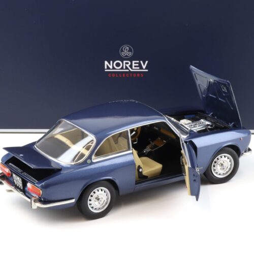1:18 Norev Alfa Romeo 2000 GTV Coupe 1973 Blu Pervinca blue metallic - Limited 1000 pcs.
