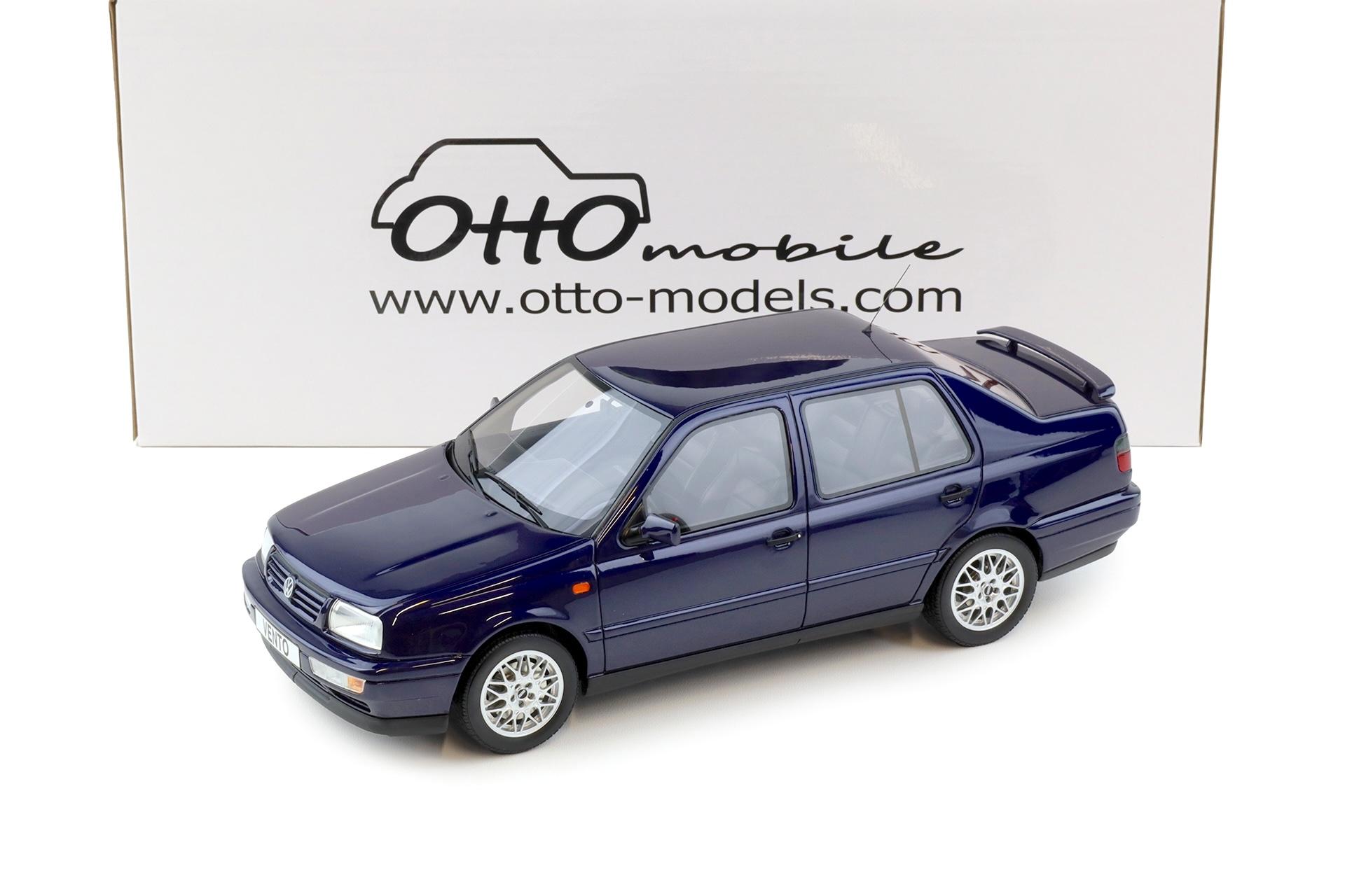 1:18 OTTO mobile OT496 VW Vento VR6 Sedan Mystic blue pearl 1996
