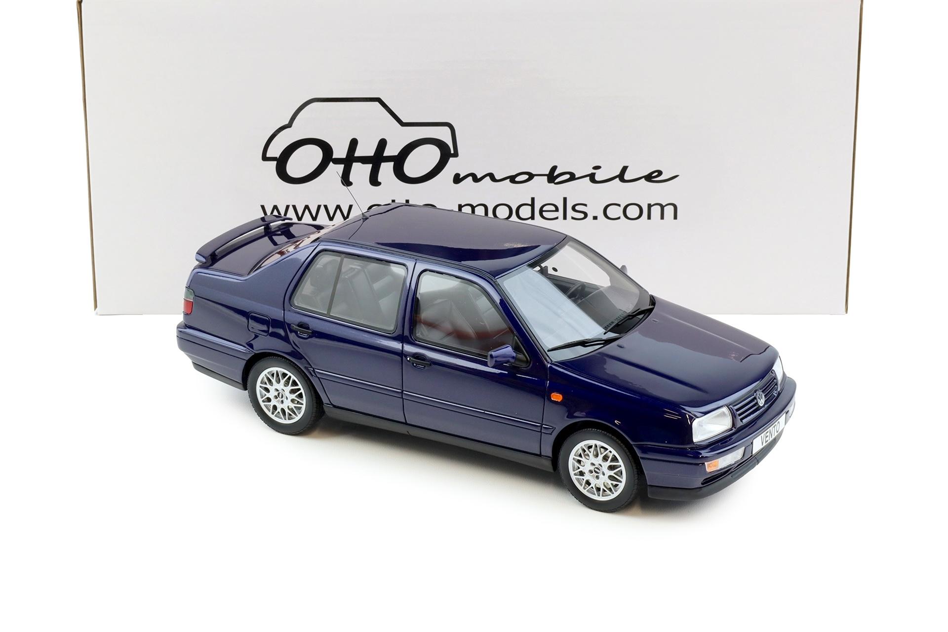 1:18 OTTO mobile OT496 VW Vento VR6 Sedan Mystic blue pearl 1996
