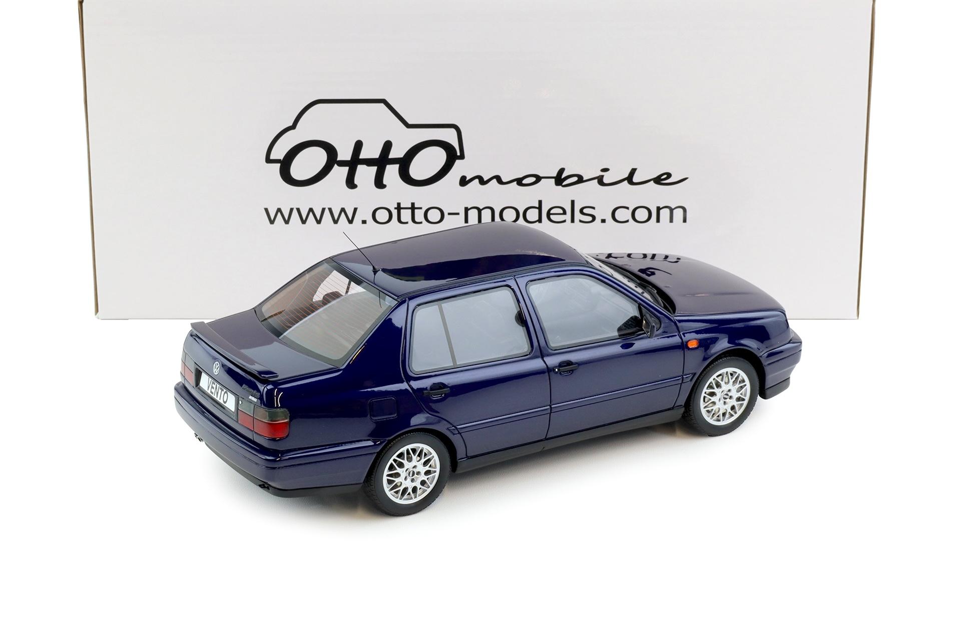 1:18 OTTO mobile OT496 VW Vento VR6 Sedan Mystic blue pearl 1996