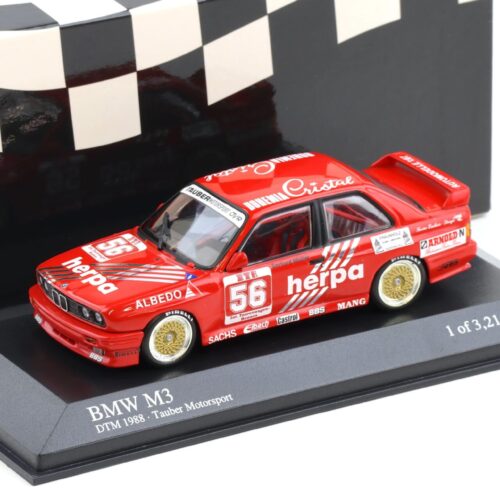 1:43 Minichamps BMW M3 E30 DTM 1988 Tauber Motorsport G.Müller #56 Herpa