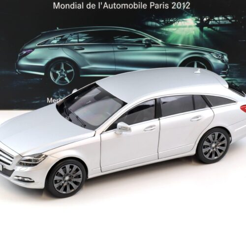 1:18 Norev Mercedes CLS Shooting Brake X218 Paris Motorshow 2012 silver DEALER VERION