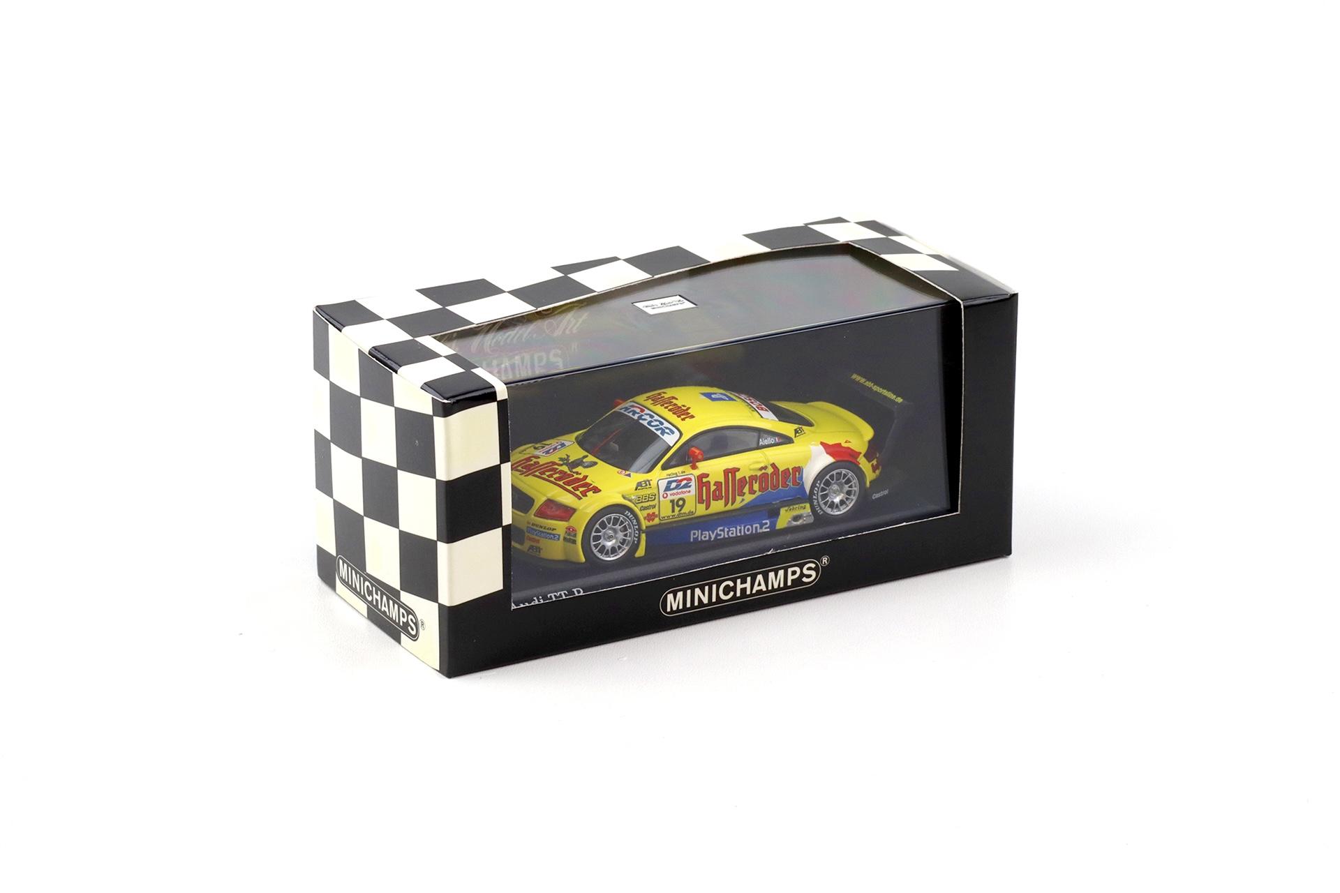 1:43 Minichamps Audi TT-R DTM 2001 Team Abt Sportsline L.Aiello #19 Hasseröder