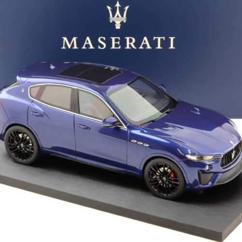 1:18 Top Speed Maserati Levante V8 Trofeo Blu Emozione DEALER VERSION