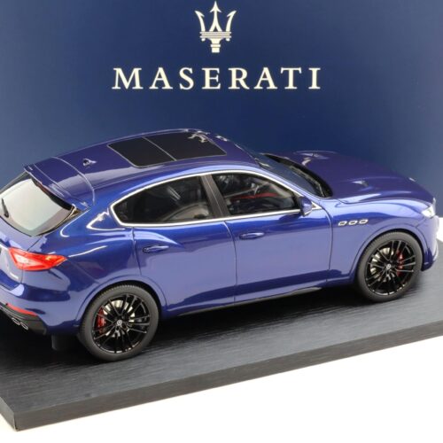 1:18 Top Speed Maserati Levante V8 Trofeo Blu Emozione DEALER VERSION
