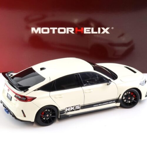 1:18 Motorhelix Honda Civic Type R (FL5) HKS Livery Championship white 2022