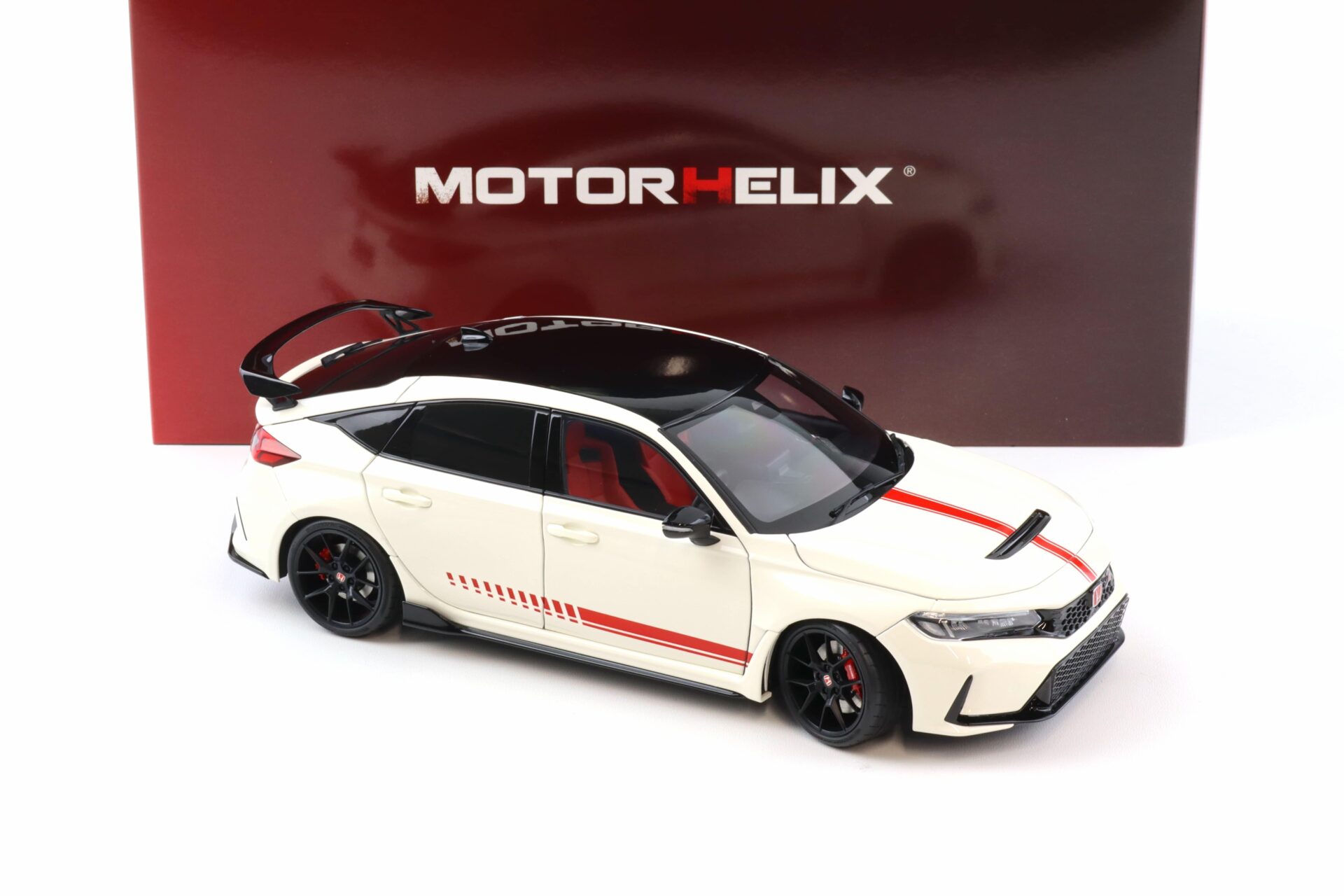 1:18 Motorhelix Honda Civic Type R (FL5) Ultimate Edition white/ red 2022