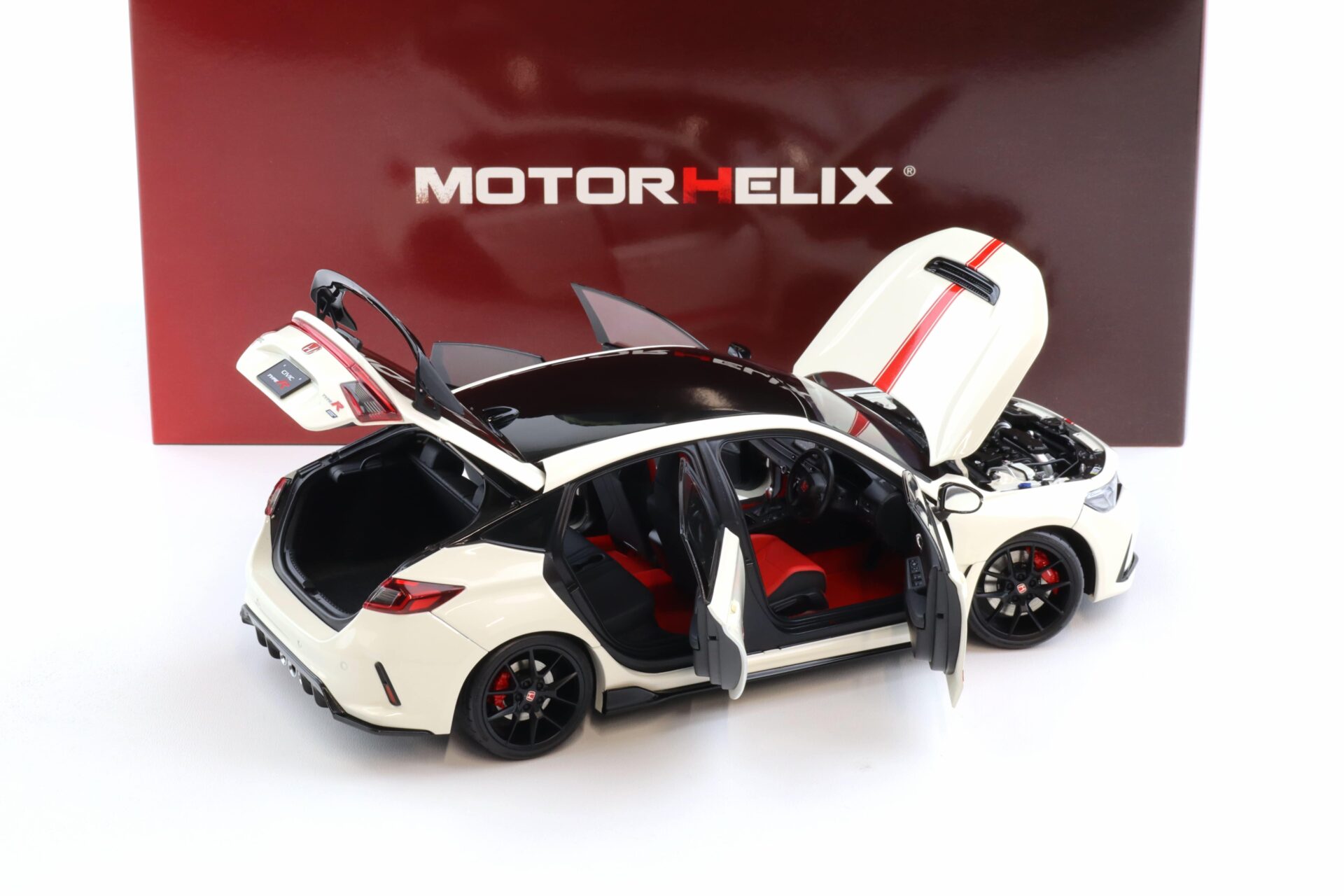 1:18 Motorhelix Honda Civic Type R (FL5) Ultimate Edition white/ red 2022