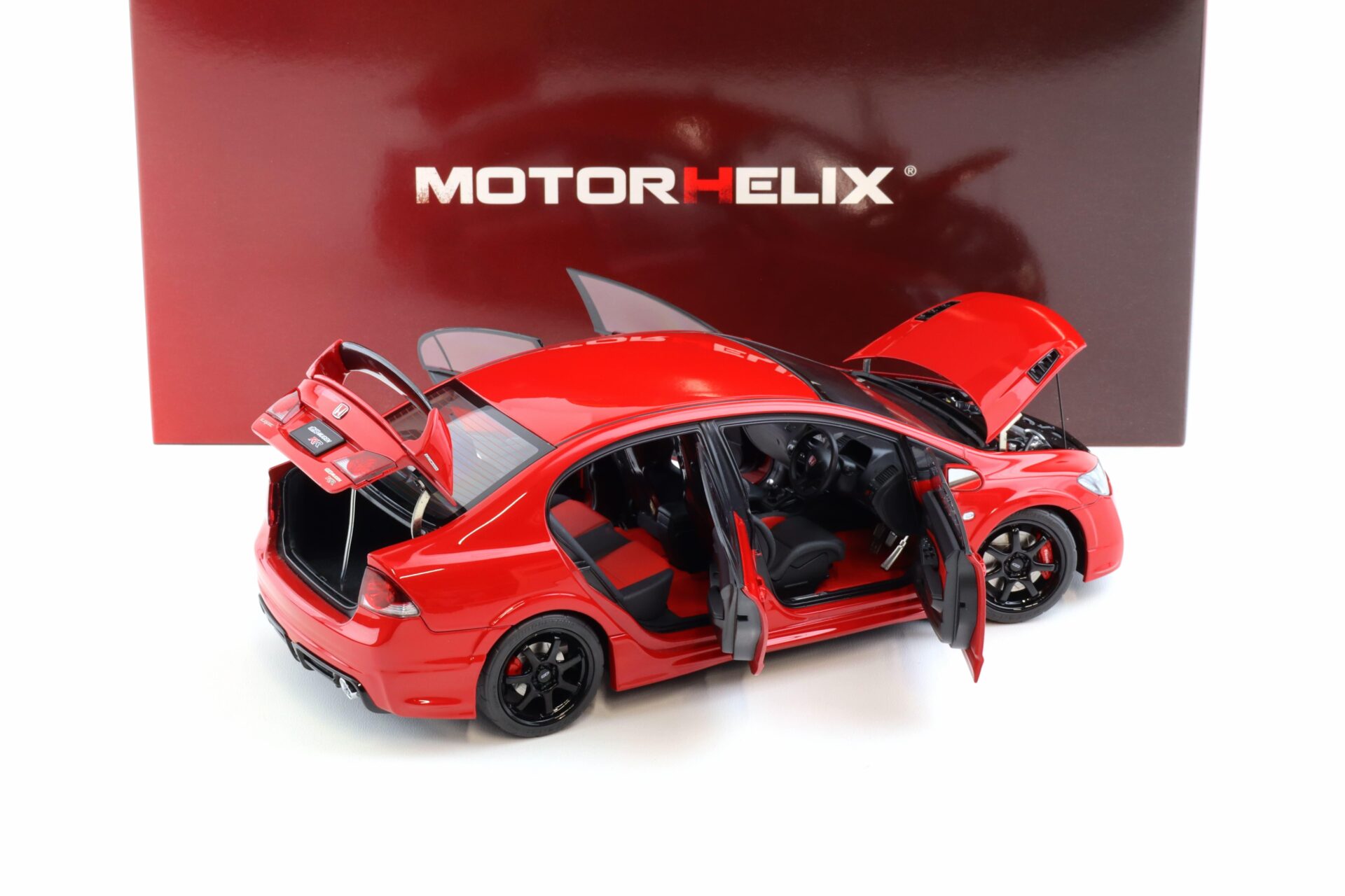 1:18 Motorhelix Honda Civic (FD2) Mugen RR Milano red M85415