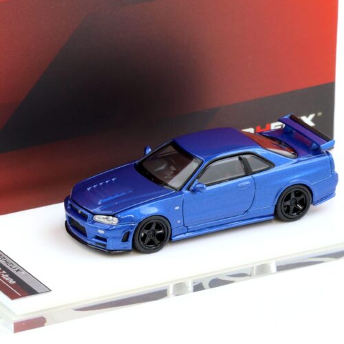 1:64 Motorhelix Nissan Skyline GT-R R34 Z-Tune Bayside blue